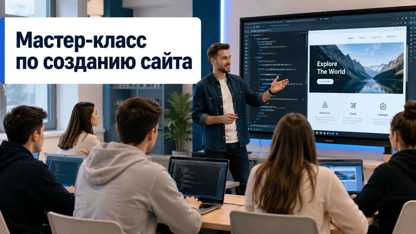 Мастер-класс по созданию сайта